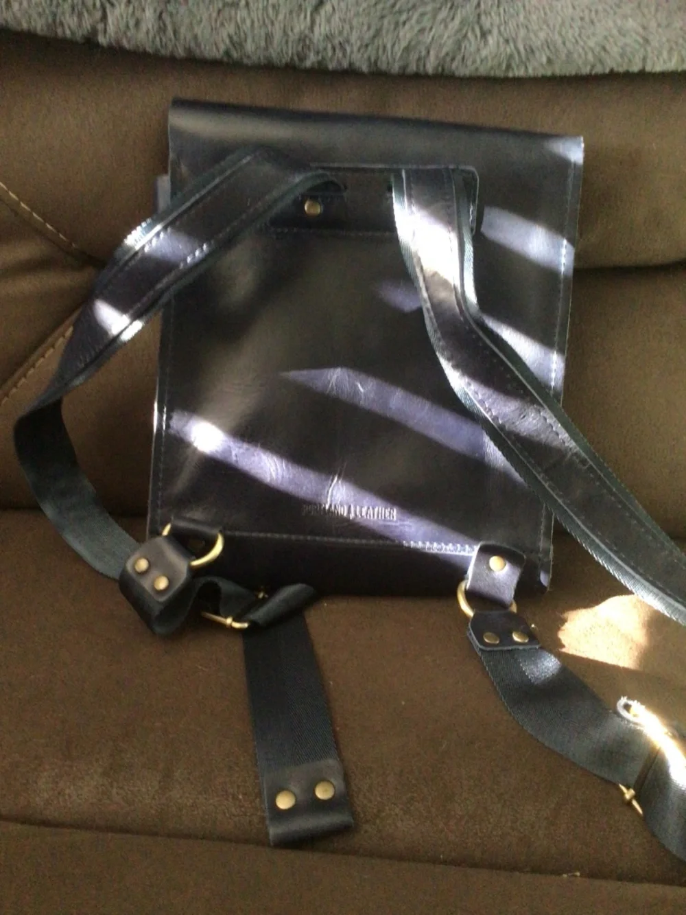 Portland leather Sierra backpack